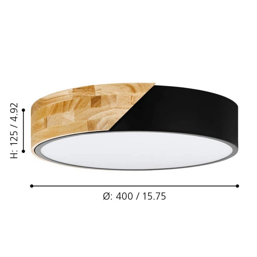 Eglo - Stropna svjetiljka 2xE27/28W/230V
