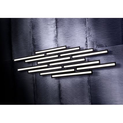 Eglo - LED RGB Prigušiva stropna svjetiljka SALITERAS-C 2xLED/10W/230V