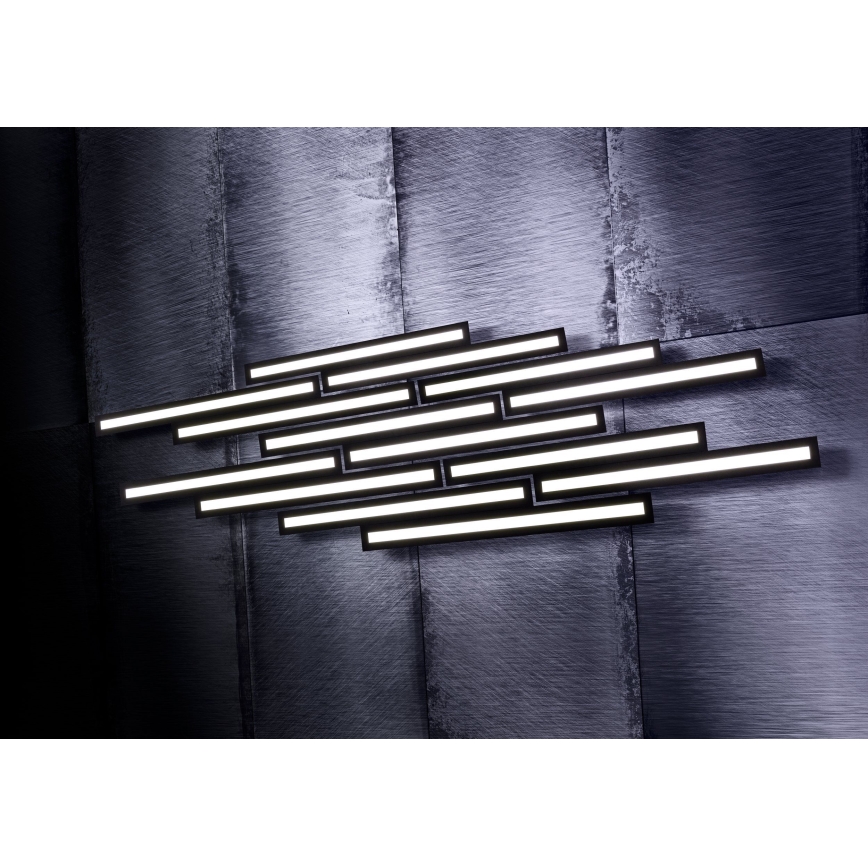 Eglo - LED RGB Prigušiva stropna svjetiljka SALITERAS-C 2xLED/10W/230V