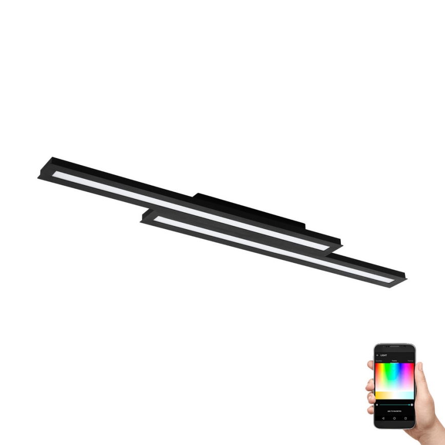 Eglo - LED RGB Dimmabilno stropno svjetlo SALITERAS-C 2xLED/10W/230V