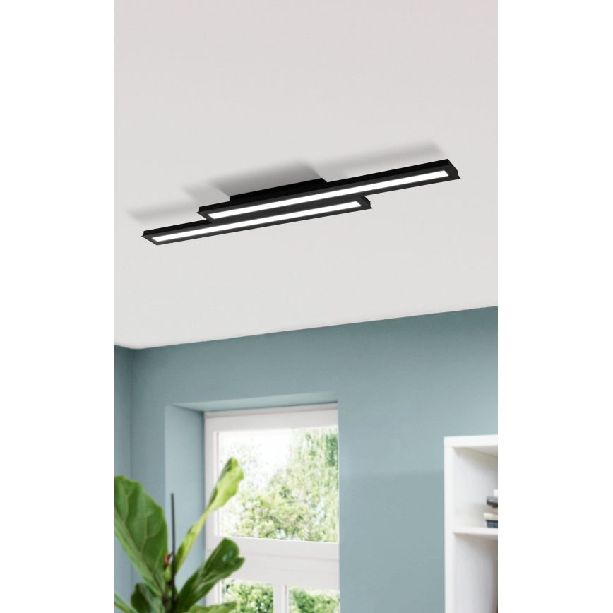 Eglo - LED RGB Dimmabilno stropno svjetlo SALITERAS-C 2xLED/10W/230V
