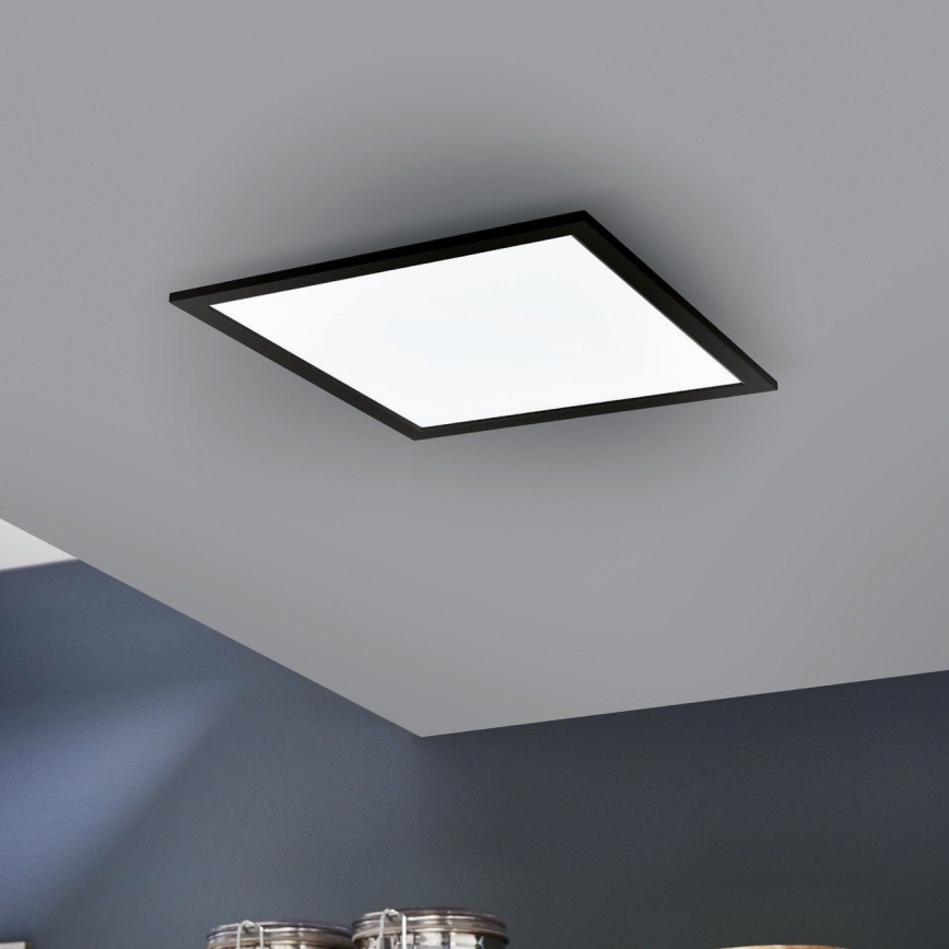 Eglo - LED RGB stropno svjetlo s mogućnošću prigušivanja SALOBRENA-C LED/16W/230V 30x30 cm + daljinski upravljač