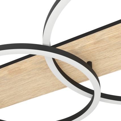 Eglo - LED Stropna svjetiljka 2xLED/12W/230V + 1xLED/12W