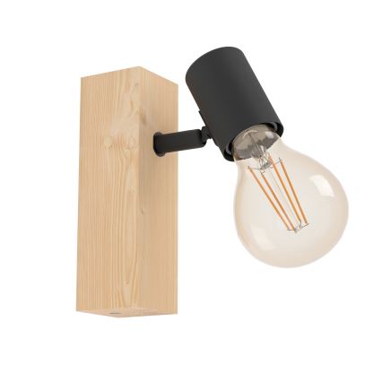 Eglo - Zidna reflektorska svjetiljka TOWNSHEND 1xE27/10W/230V - FSC certificirano