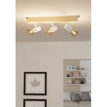 Eglo - Reflektorska svjetiljka TOWNSHEND 3xE27/60W/230V - FSC certificirano