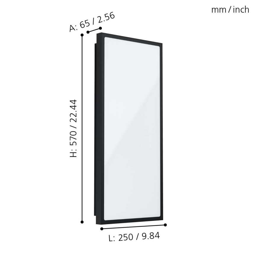 Eglo - LED Vanjska zidna svjetiljka LED/18,5W/230V IP44