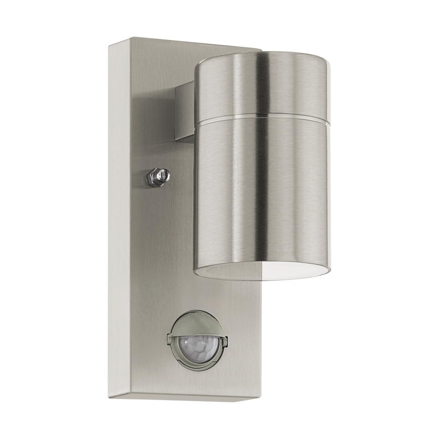 Eglo - LED Vanjska zidna svjetiljka sa senzorom 1xGU10/3W/230V IP44