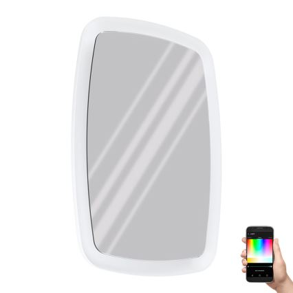 Eglo - LED RGBW Ogledalo za kupaonicu s prigušivim pozadinskim osvjetljenjem 20W/230V IP44 ZigBee