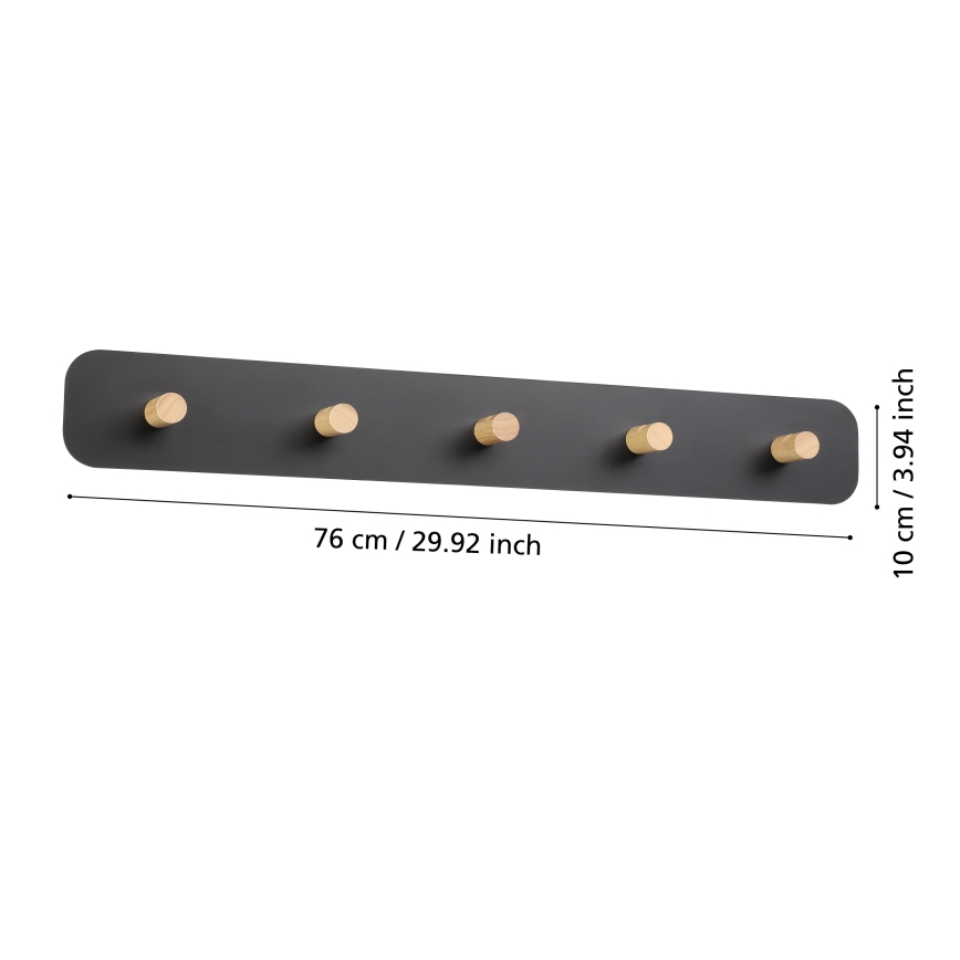Eglo - LED Zidna vješalica sa svjetiljkom LED/18W/230V