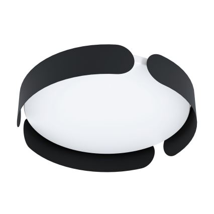 Eglo - LED stropna svjetiljka LED/20W/230V Ø 37 cm crna