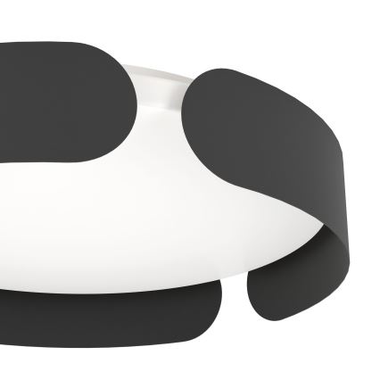 Eglo - LED stropna svjetiljka LED/20W/230V Ø 37 cm crna