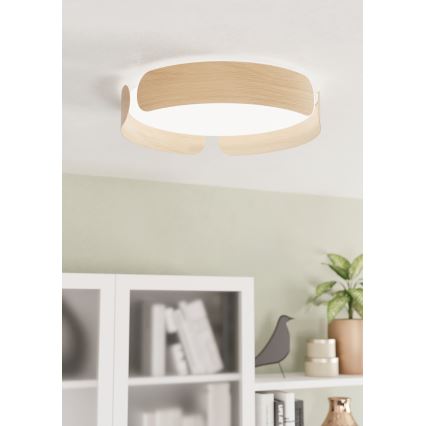 Eglo - LED stropno svjetlo LED/20W/230V Ø 37 cm bež