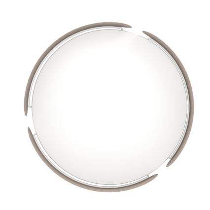 Eglo - LED stropna svjetiljka LED/20W/230V Ø37 cm smeđa