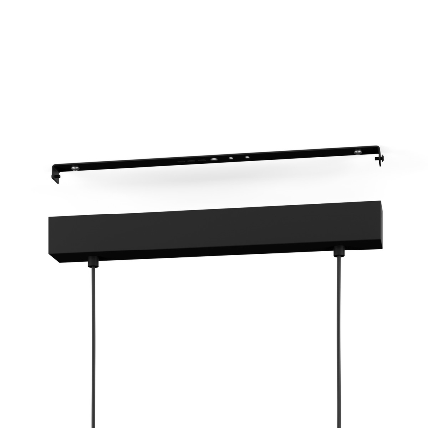 Eglo - LED Prigušivi luster na sajli 2xLED/12,5W/230V+1xLED/15,5W 3000K smeđa/crna