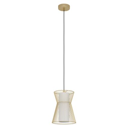 Eglo - Luster na sajli 1xE27/40W/230V zlatna