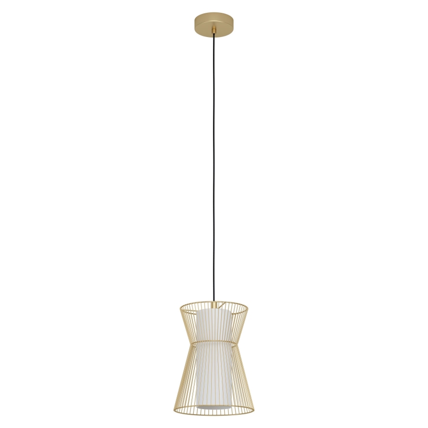Eglo - Luster na sajli 1xE27/40W/230V zlatna
