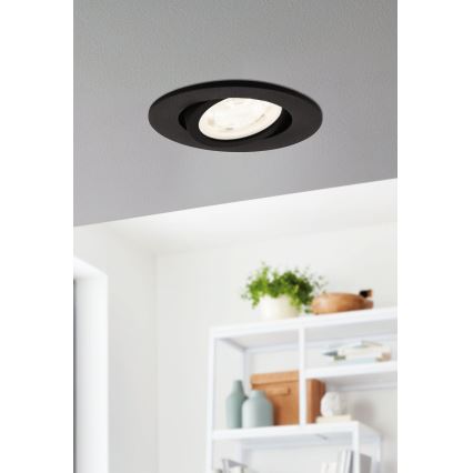 Eglo - LED RGBW Prigušiva ugradbena svjetiljka LED/5W/230V 2700-6500K ZigBee