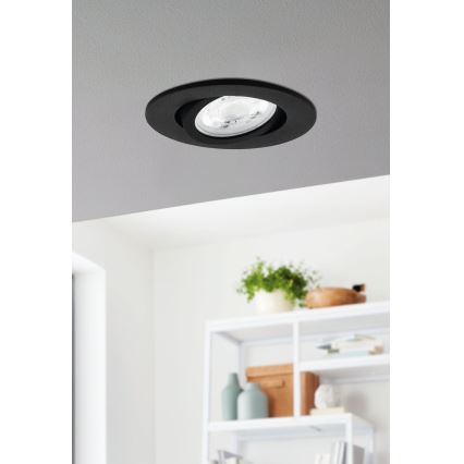 Eglo - LED RGBW Prigušiva ugradbena svjetiljka LED/5W/230V 2700-6500K ZigBee