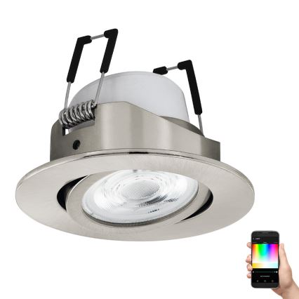 Eglo - LED RGBW Prigušiva ugradbena svjetiljka LED/5W/230V ZigBee