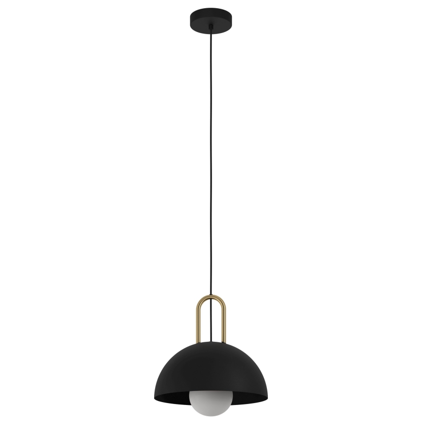 Eglo - Luster na sajli 1xE27/40W/230V crna