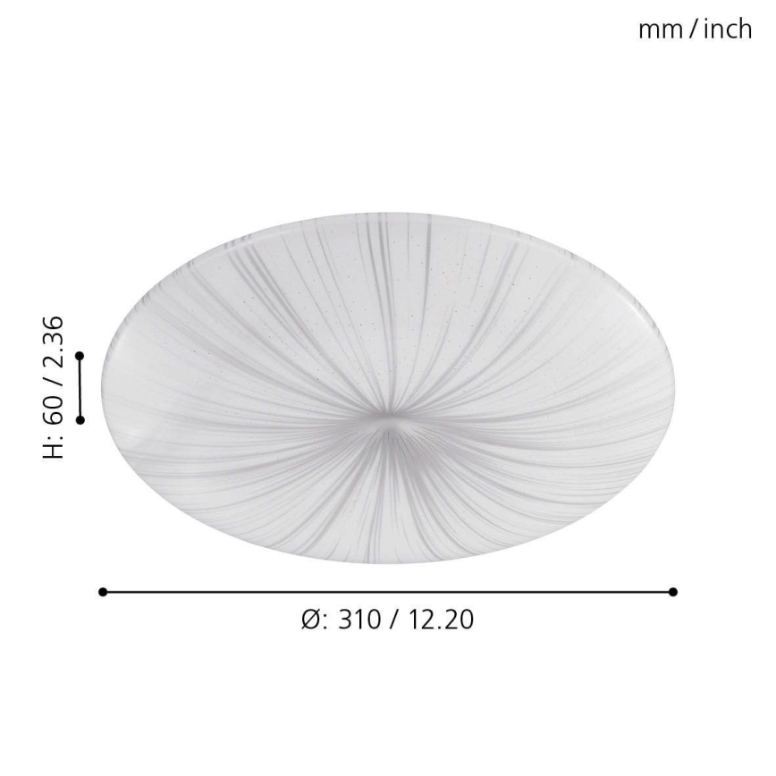 Eglo - LED Stropna svjetiljka LED/10W/230V