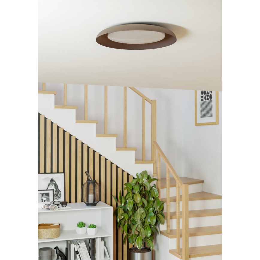 Eglo - LED Stropna svjetiljka LED/17,1W/230V smeđa