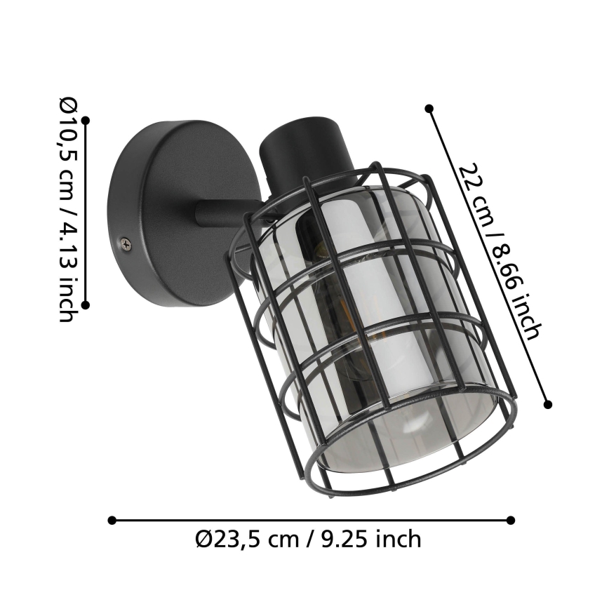Eglo - Zidna svjetiljka 1xE27/28W/230V