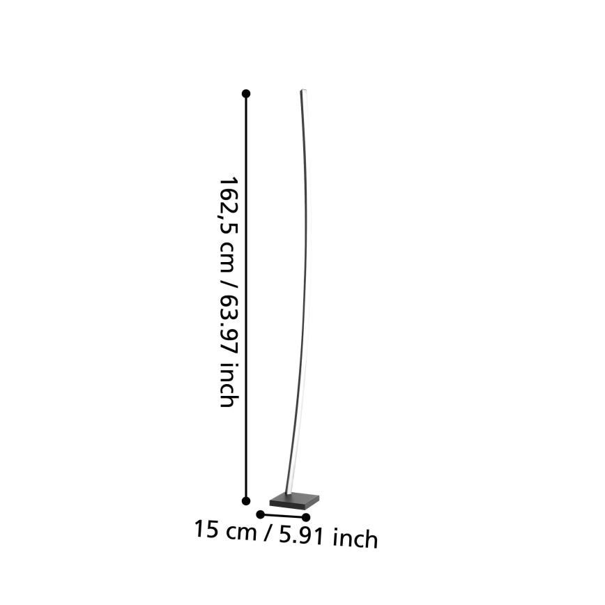 Eglo - LED Podna lampa LED/25,7W/230V