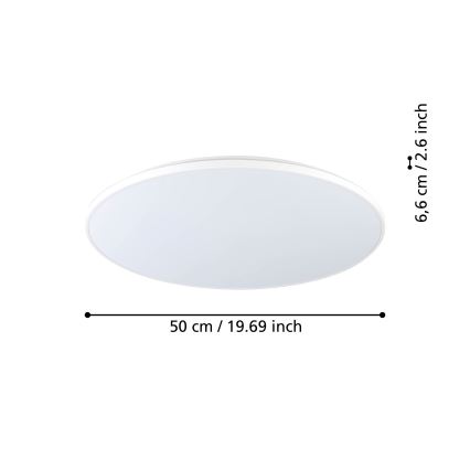 Eglo - LED Stropna svjetiljka LED/29W/230V pr. 50 cm