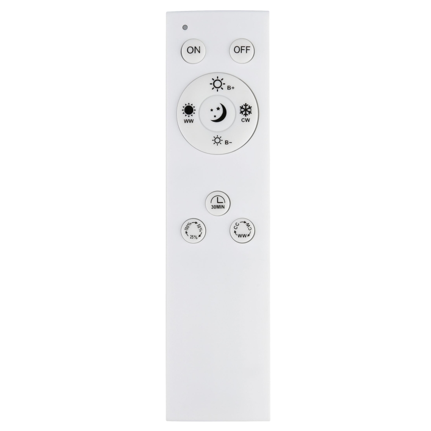Eglo - LED Prigušiva stropna svjetiljka LED/37W/230V 3000-6500K crna + daljinski upravljač