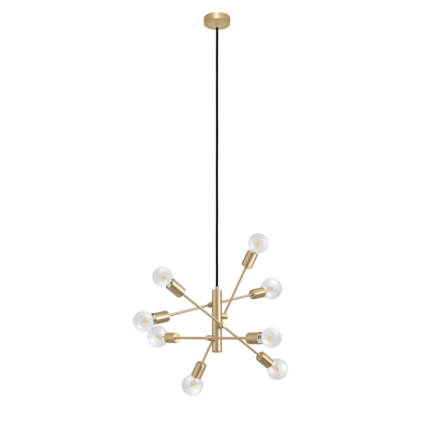 Eglo - Luster na sajli 8xE27/40W/230V