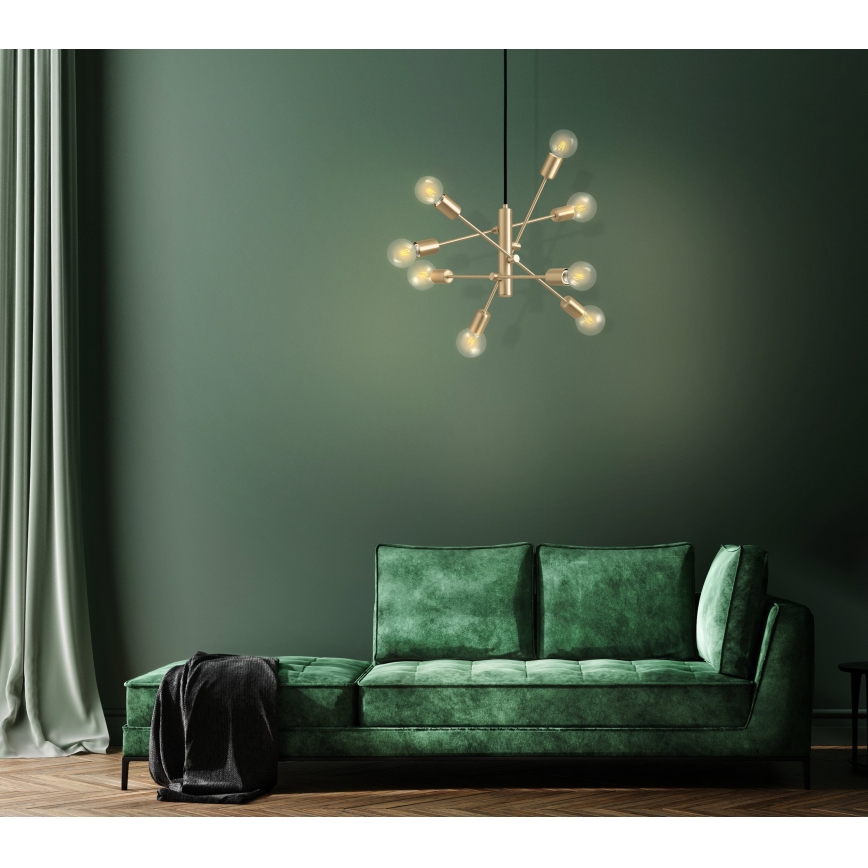 Eglo - Luster na sajli 8xE27/40W/230V