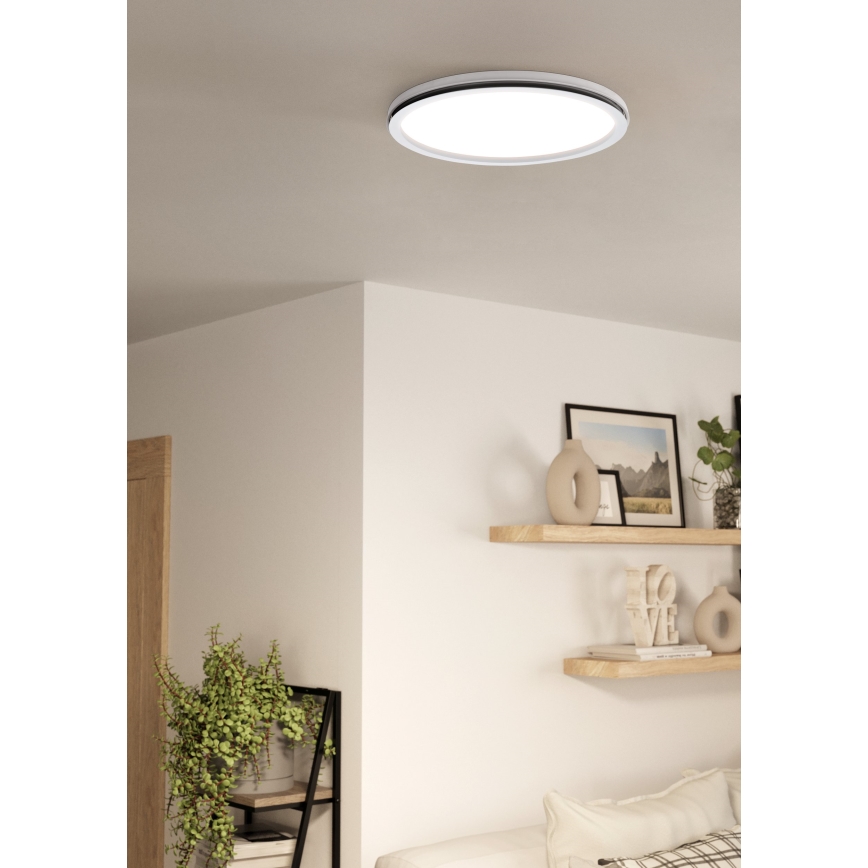 Eglo - LED RGBW Prigušiva stropna svjetiljka LED/22W/230V 3000-6500K + daljinski upravljač