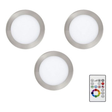 Eglo - ADA 3x LED RGBW Ugradbena stropna svjetiljka TINUS 4,8W/230V + daljinski upravljač