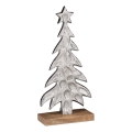 Eglo - Božićna dekoracija 27x13 cm drvce/srebrna