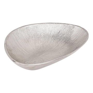 Eglo - Dekorativni poslužavnik 17,5x24,5 cm srebrna