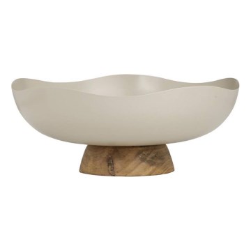Eglo - Dekorativni poslužavnik pr. 25 cm bež