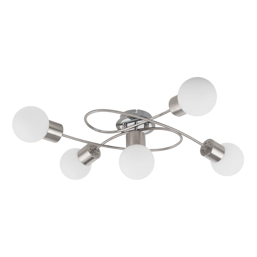 Eglo/Edi Light 54686 - LED Nadgradni luster 5xE14/6W/230V mat krom