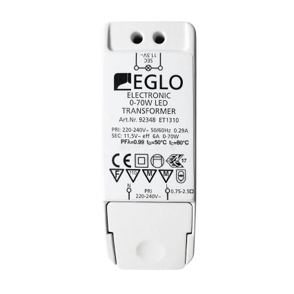 Eglo - Električni transformator 70W/230V/11,5V AC