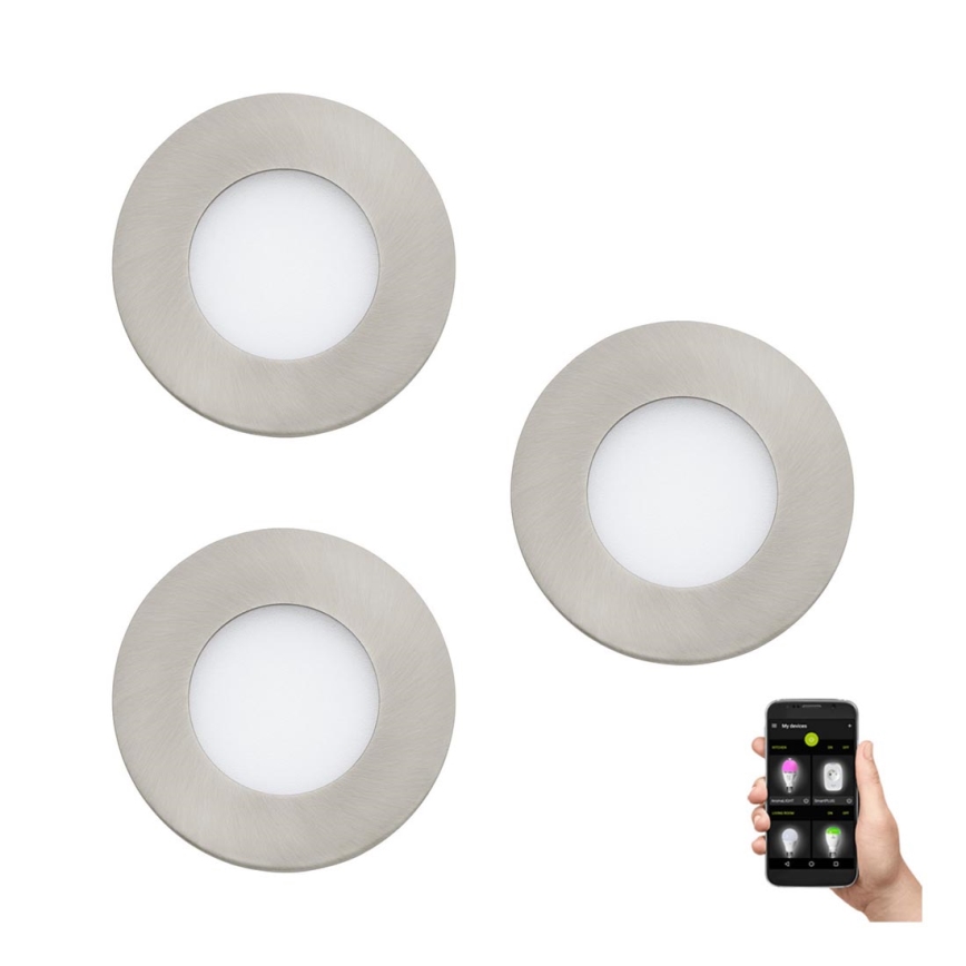 Eglo - ET 3x LED Prigušiva svjetiljka za kupaonicu FUEVA-Z  LED/2,8W/230V IP44