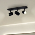 Eglo - Kupaonsko spot svjetlo 3xGU10/5W/230V IP44 crno
