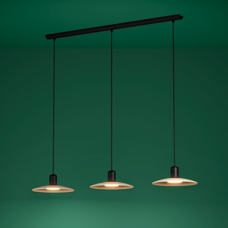 Eglo - LED Luster na sajli 3xGU10/4,6W/230V 3000K
