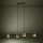 Eglo - LED Luster na sajli 4xGU10/4,6W/230V 3000K zlatna