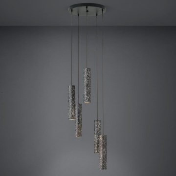Eglo - LED luster na sajli 5xGU10/4,5W/230V
