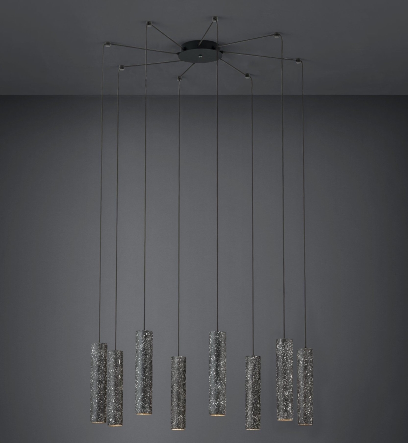 Eglo - LED luster na sajli 8xGU10/4,5W/230V