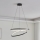 Eglo - LED Luster na sajli LED/42W/230V 3000K crna
