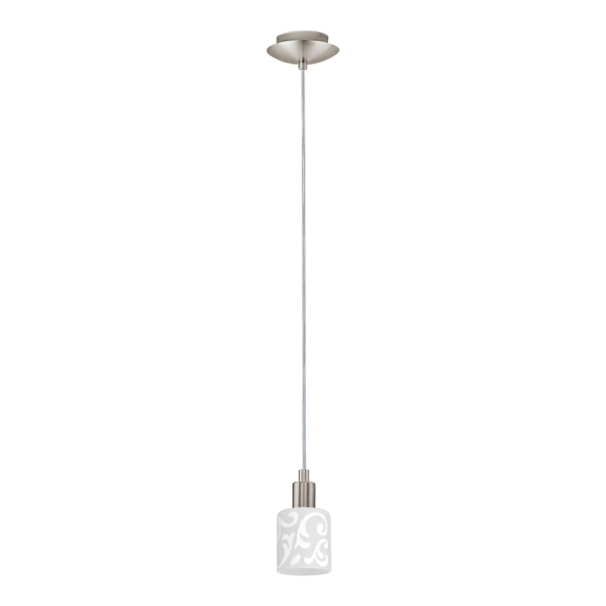 Eglo - LED Luster na sajli MY CHOICE 1xE14/4W/230V  mat krom/bijela