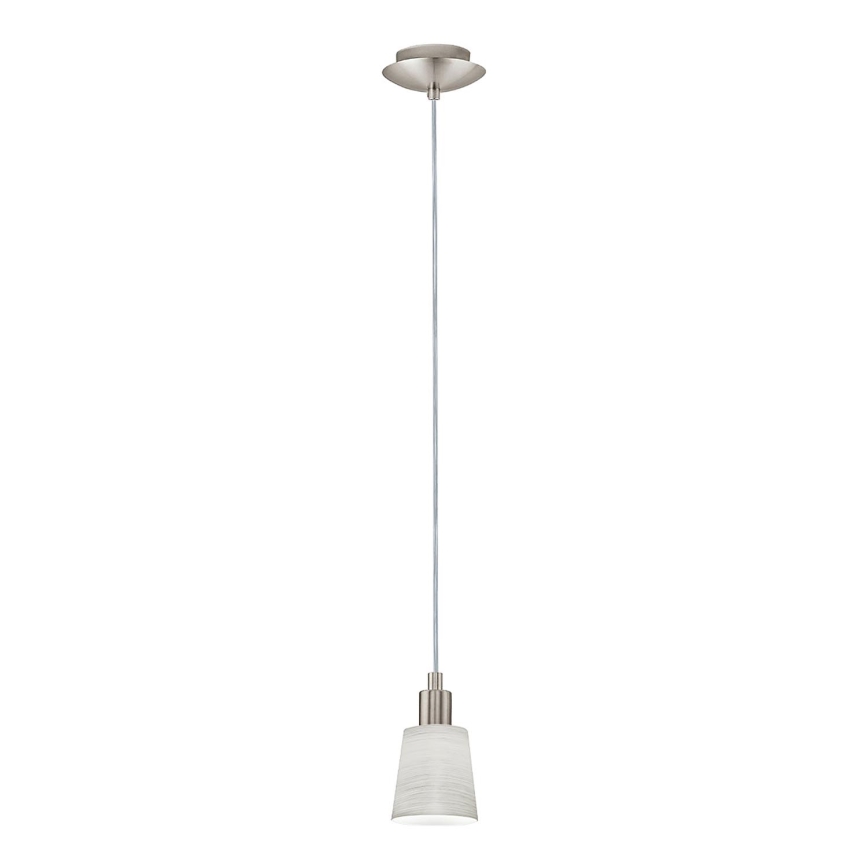 Eglo - LED Luster na sajli MY CHOICE 1xE14/4W/230V  mat krom/krem