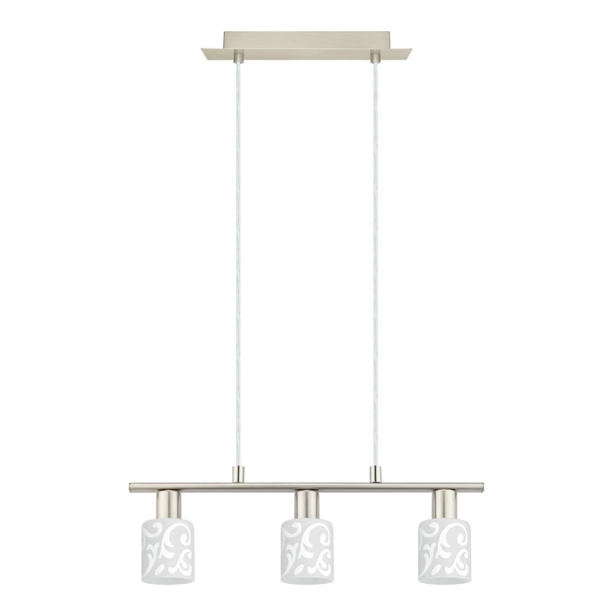 Eglo - LED Luster na sajli MY CHOICE 3xE14/4W/230V mat krom/bijela