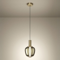 Eglo - LED luster na sajli s mogućnošću prigušenja LED/5,5W/230V + LED/1,6W 2200-6500K Ø 21 cm zlatna